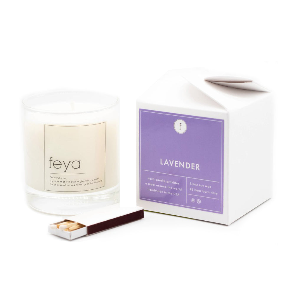 Feya Candle Co. Lavender Candle