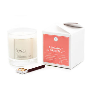 Feya Candle Co. Bergamot & Grapefruit Candle