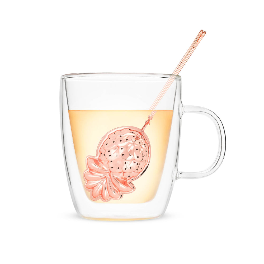 Pinky Up Rose Gold Pineapple Tea Infuser
