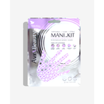 AvryBeauty All-In-One Disposable Mani Kit with Lavender Gloves