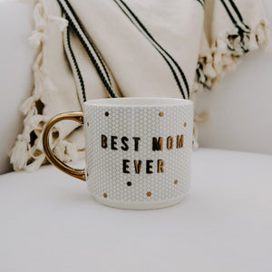 
            
                Load image into Gallery viewer, Sweet Water Decor Best Mom Ever Tile Coffee Mug
            
        