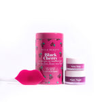 NCLA Beauty Black Cherry Lip Care Set + Lip Scrubber