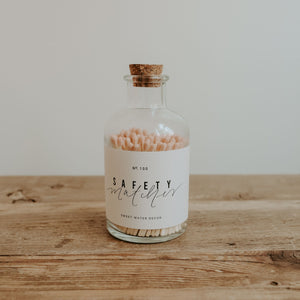 
            
                Load image into Gallery viewer, Sweet Water Decor Blush Safety Matches - Medium Apothecary Jar
            
        