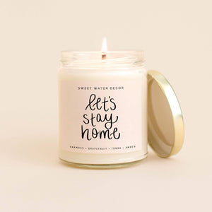 Sweet Water Decor Let's Stay Home Soy Candle