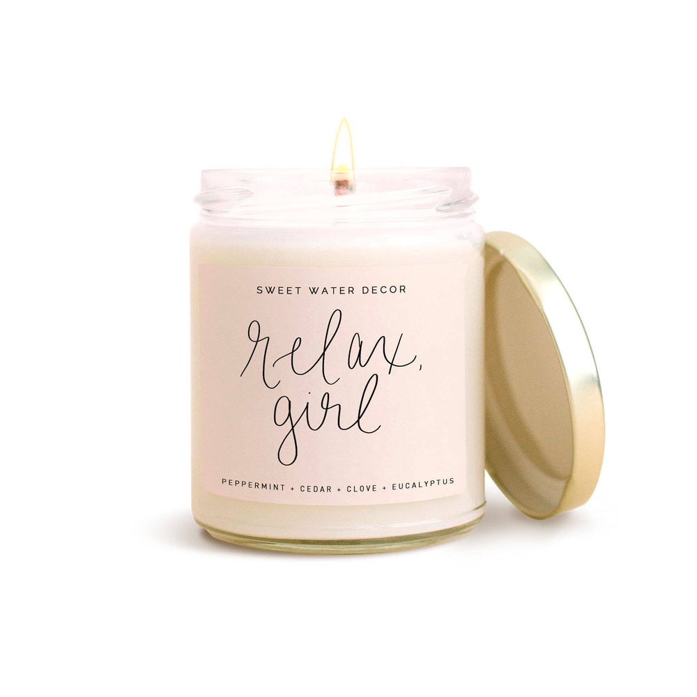 Sweet Water Decor Relax, Girl Soy Candle