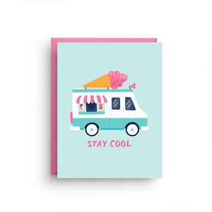 
            
                Load image into Gallery viewer, Stay Cool Ice Cream Truck Card
            
        