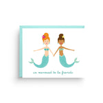 We Mermaids To Be Friends  Friendship Card