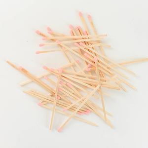 
            
                Load image into Gallery viewer, Sweet Water Decor Pink Safety Matches - Glass Jar
            
        