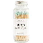 Sweet Water Decor Mint Safety Matches - Glass Jar