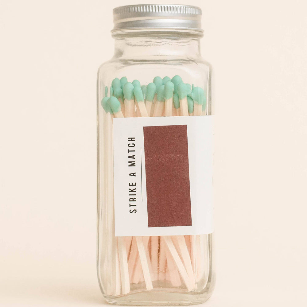 
            
                Load image into Gallery viewer, Sweet Water Decor Mint Safety Matches - Glass Jar
            
        