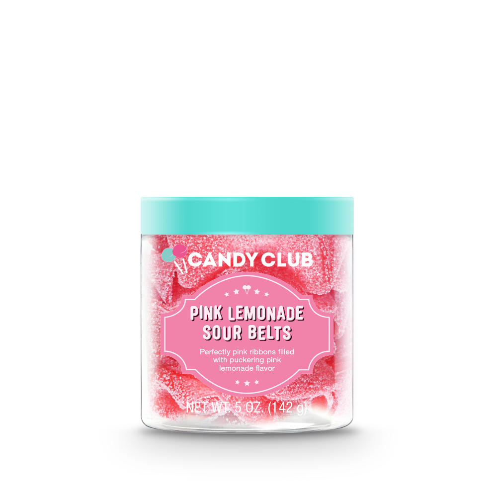 Candy Club Pink Lemonade Sour Belts