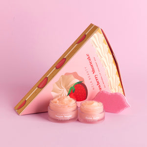 
            
                Load image into Gallery viewer, NCLA Beauty Strawberry Shortcake Lip Care Set + Lip Scrubber
            
        